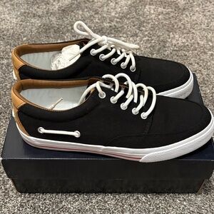 Polo Ralph Lauren Black and Tan Sneakers